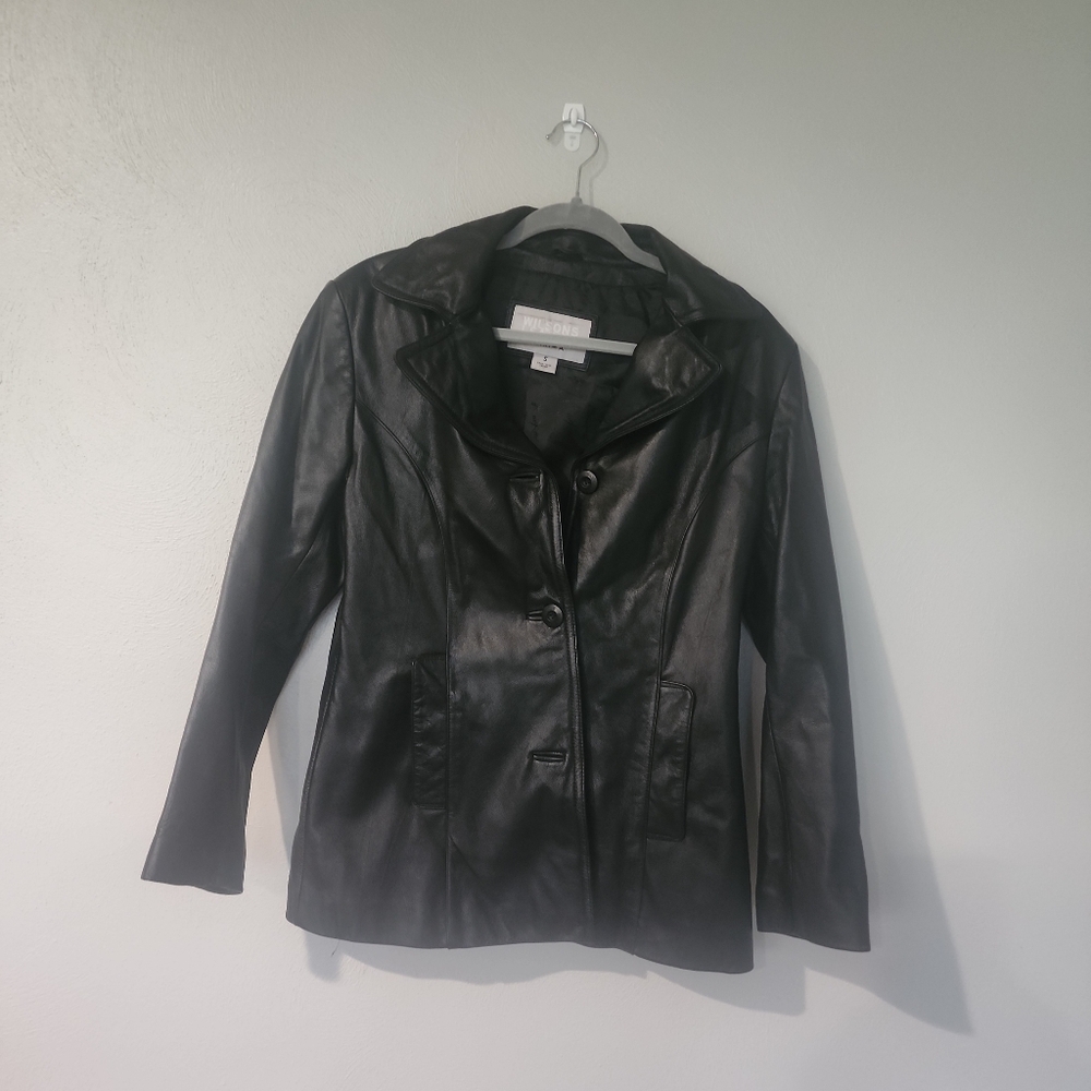 Wilson leather coat